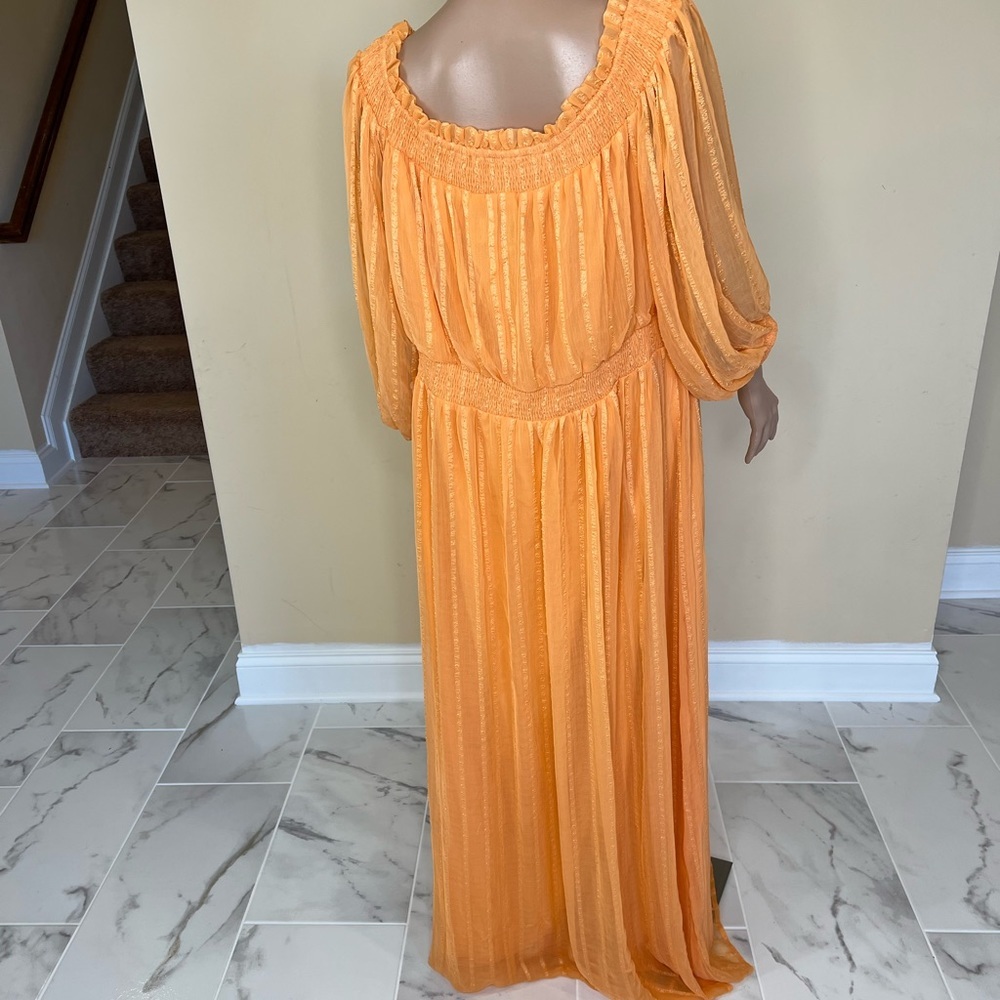 ASOS DESIGN curve off the shoulder maxi dress - Picture 3 of 12